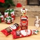 thumbnail image 3 of Bolsa con tapón para botella de vino navideña de 3 piezas, bolsa de vino de Papá Noel, decoración de mesa, juego de vino con decoración navideña, 3 of 5