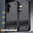 thumbnail image 3 of Dteck Kickstand Military Grade Cover for Samsung Galaxy S24 Plus 5G Phone Case Rugged Heavy Duty Shockproof Anti-Drop Durable PC Hybride Silcone Bumper Shell, Gray, 3 of 7