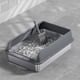 thumbnail image 2 of Caja de para Gatos de Acero Inoxidable con Tapa, Caja de para Gatos, Caja de para Gatos, Caja de Antiadherente de Acero Inoxidable con Lados (Grande), 2 of 9