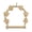 A, variant on Parrot Swing Perch, Solid Wood Perch Pole, Wooden Blocks And Beads Arch, Unpainted Bird Swing Toy for Small Medium Parrots