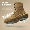 thumbnail image 3 of NORTIV 8 Men's 8" Composite Toe Work Boots, Lightweight Side Zipper ASTM F2412-24 & ASTM F2913-24 Safety Military Boots for All-Day Comfort, Peakforce-Nano, 3 of 10