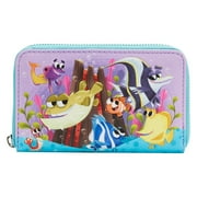Loungefly Disney Pixar Finding Nemo Fish Friends Fish Tank Zip Around Wallet