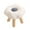 White, variant on Small Foot Stool Sofa Footstool Multipurpose Comfortable Flower Shape Cartoon Ottoman Under Desk For Bedroom Playroom Bedside Porch Entryway Light red