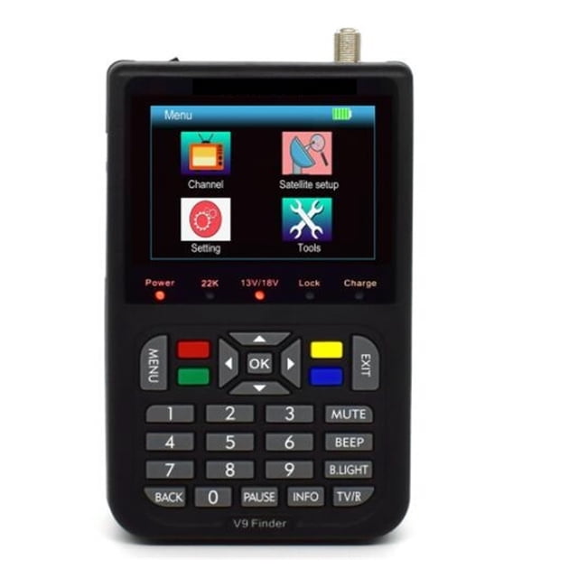 V9 Finder With H.265 Satellite Finder LCD Digital Signal Meter 3.5 Inch Vs V8 Finder 2 Pro ,Easy to Use