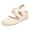 Beige, variant on Women's Platform Wedge Sandals Close Toe Elatic Ankle Strap Heels Comfortable Wedding Bridesmaid Dressy Shoes Daily Walking Footwear Beige Size 8