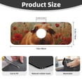 thumbnail image 2 of Sikiie Rose Cute Guinea Pig Splash Guard for Sink Faucet-1 PC Super Absorbent Fast Drying Mat Sink Gadgets-Splash Guard for Kitchen, Sink Mat, 2 of 7