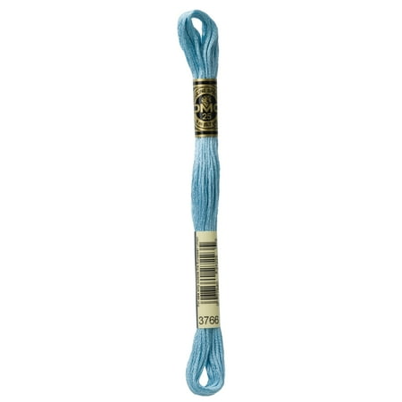 UPC: 0077540272235 | Light Peacock Blue – DMC 6-Strand Embroidery Cotton 8.7yd (12/pack)