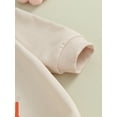 thumbnail image 6 of Bagilaanoe Newborn Baby Girl Thanksgiving Romper Sweatshirt Long Sleeve Bodysuits Letter Print Pullover 6M 12M 18M 24M Infant Casual Tee Tops, 6 of 8