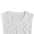 thumbnail image 6 of Mens Workout Tank Tops Lightweight Sleeveless Cut Off Shirts Muscle Gym Shirts Summer Quick Drying Tshirts Silver, Size XXXXL, 6 of 8