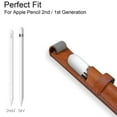 thumbnail image 3 of Bolsillo adaptador para portalápices para Apple Pencil (1.ª y 2.ª generación), funda de piel vegana elástica de primera calidad compatible con iPad Pro, iPad Pencil Case208, 3 of 7