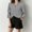 Black, variant on ZANZEA Women's Lapel Long Sleeve Shirt Tops Casual Comfy Long Blouses Tops Plus Size