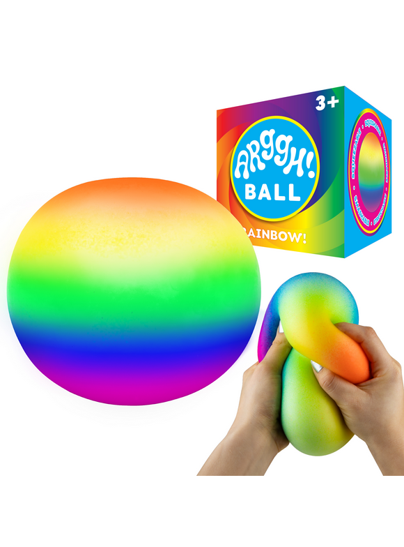 Power Your Fun Fidget Toy Rainbow Squishy Stress Ball