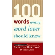 100 Words: 100 Words Every Word Lover Should Know (Paperback)