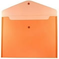 thumbnail image 2 of JAM Paper Plastic Snap Envelopes, 9.8x13, 12/Pack, Orange, 2 of 4