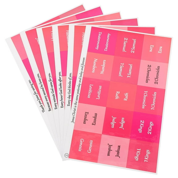 DEEPCRAFF Self-Adhesive Book Page Tabs , 6 Sheets Index Markers for Organizing and Highlighting