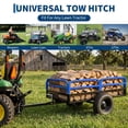 thumbnail image 6 of 1500 Lbs Heavy Duty Steel Dump Cart, 15 Cu ft Garden Utility Trailer with Removable Sides, Hand Pull or Foot Pedal Dumping for ATV UTV Lawn Mower Tractor, 6 of 8