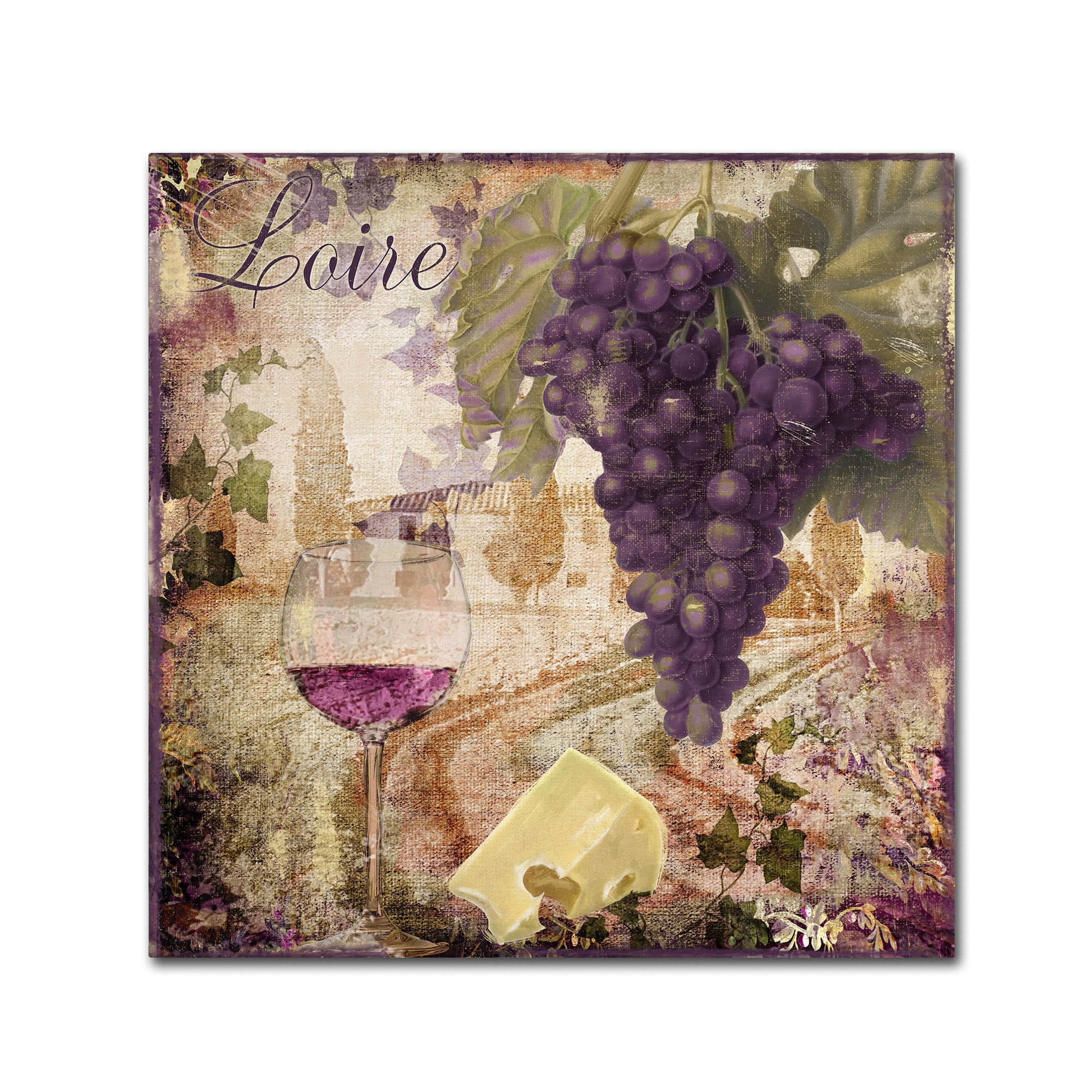 "Wine Country II" Canvas Art by Color Bakery