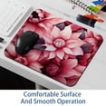 thumbnail image 6 of Petal Flower Square Non-Slip Rubber Bottom Printed Desk Mat Mousepad for Office and Gaming - 8.3x9.8 Inch, 6 of 6