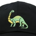 thumbnail image 2 of DALIX Brontosaurus Apatosaurus Dinosaur Kids Hat Baseball Cap Girls Boys in Black, 2 of 7