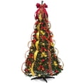 thumbnail image 1 of Árbol de Navidad Prextex Premium de 6 pies con 350 luces cálidas doradas y rojas, 1 of 7