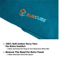 thumbnail image 2 of SUN CUBE Surf Poncho Changing Robe with Hood | Terry Cotton Changing Towel, 2 of 8