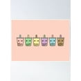 Bubble tea Modern Art Decor Unframe