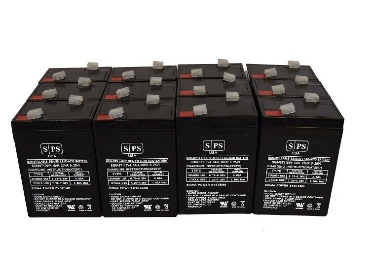 SPS Brand 6V 4.5 Ah Medical Replacement Battery for Johnson Controls