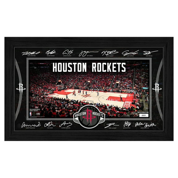 Highland Mint  Houston Rockets 2025 Signature Court Framed Picture