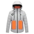 thumbnail image 2 of wycnly Winter Heated Jacket for Women Womens Heated Coat 4 Area 3 Gear Adjustable USB Heating Jacket Open Zip Long Sleeve Men And Women Heated Coat with Pocket Casual Heated Jacket, 2 of 4