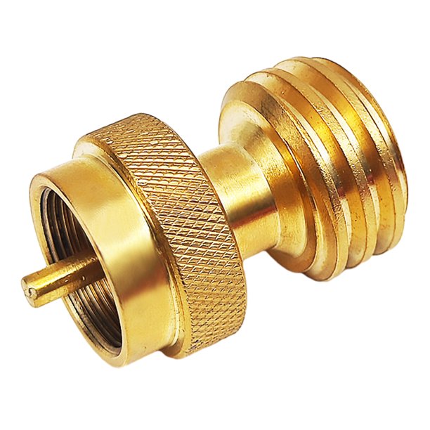 Ndcxsfigh Adaptador Recarga Propano Latón Macizo Recarga Recipiente Acoplador Llenado Adaptador Gas