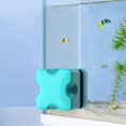 thumbnail image 1 of QINXIN Fish Tank Mini Magnetic Brush Aquarium Double-sided Glass Cleaner Floating Brush Scraper Cleaning Tools, 1 of 7