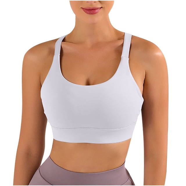 Timegard Sports Bras for Women Push up High Support Full Coverage Athletic Running Workout Bra Yoga Top