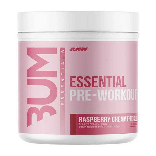 RAW CBUM ESSENTIAL 30 SERVICIOS 408 GR SABOR RASPBERRY CREAMTHICKLE