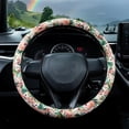 thumbnail image 2 of Vintage Flowers Steering Wheel Cover Auto Steering Wheel Protector, Anti-Slip, Breathable, Absorbing Sweat, Universal Car Accessories 14.5–15 inch,Fit for Most Car, Trucks, SUV, 2 of 10