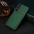 thumbnail image 6 of SaniMore for Samsung Galaxy S23 Ultra Case, PU Leather Skin & Rugged PC Backplane Card Slots [Up to 2] Shockproof Anti-fall Flip Kickstand Slim Lightweight Business Shell for Galaxy S23 Ultra, Green, 6 of 6