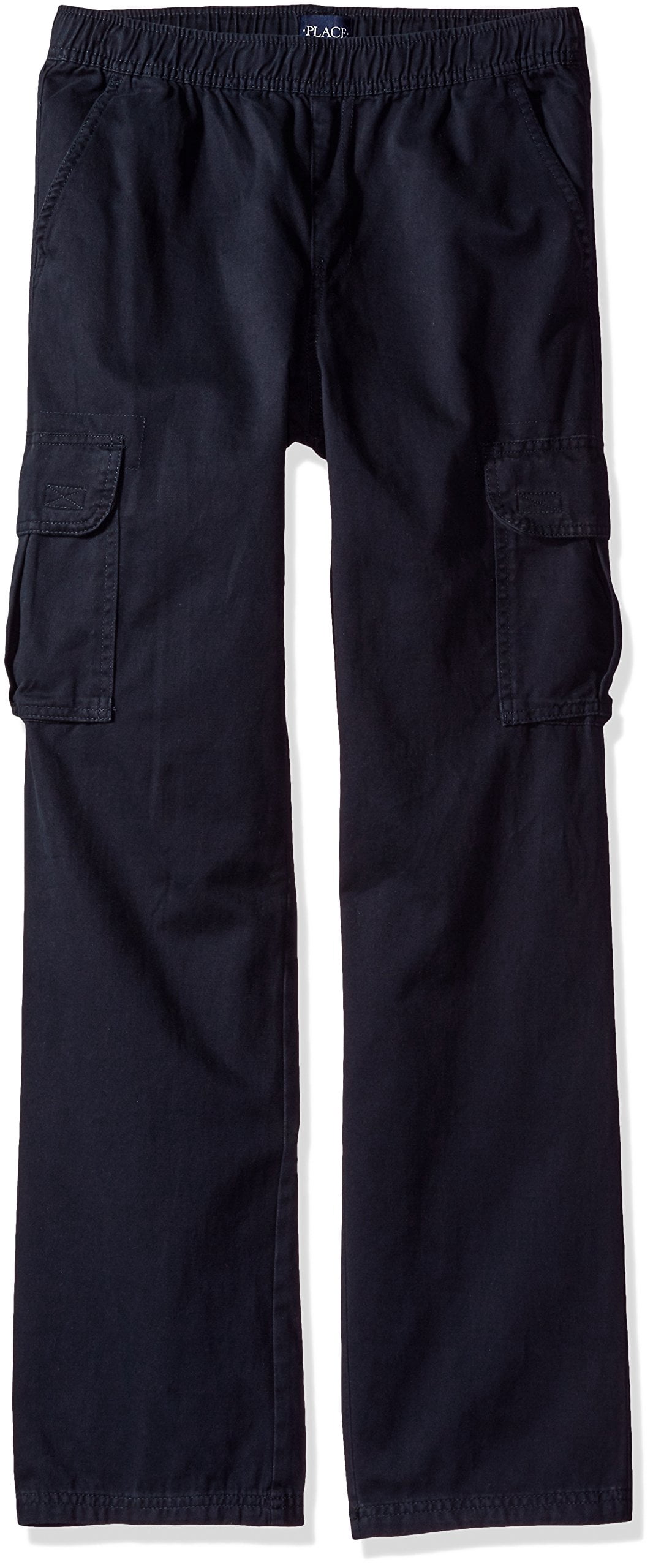 Navy Boys Cargo Cotton Pants 10
