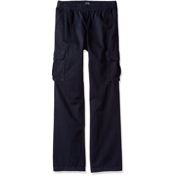 The Children's Place Navy Boys Cargo Cotton Pants 10