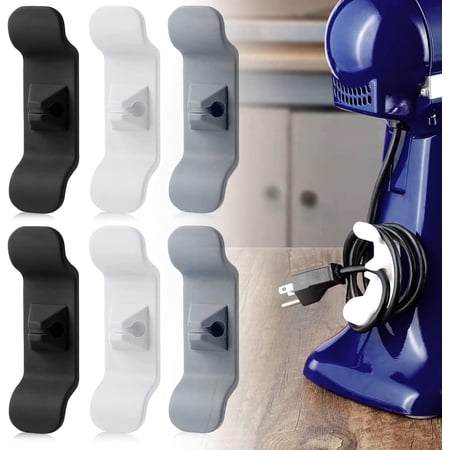 Cord Organizer for Appliance - Kitchen Appliance Cord Organizer Stick On, Cord Wrapper Winder Holder for Appliance, Adhesive Cord Keeper for Blender Mixer, Coffee Maker, Air Fryer,Kitchen Accessories