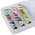 thumbnail image 6 of Bassdash Ice Fishing Lure Kit Glowing Paint Jigs for Winter Ice Jigging Crappie Sunfish Perch Walleye Pike, 6 of 7