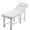 White, variant on Tcbosik Massage Table, Professional Reclining Lash Bed with Adjustable Backrest and Removable Headrest, Esthetician Bed Tattoo Table Spa Bed Salon Bed with Storage Shelf, White