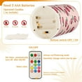 thumbnail image 5 of Yayeee Flameless Candles with Remote Flickering Battery Operated Multi Color Changing, Cherries Pattern, 5 of 7
