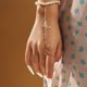 thumbnail image 1 of Pearl Hand Chain Bracelet, Multilayer Ring Bracelet Jewelry, 1 of 5