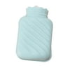 Tangnade Hot water bottle Large PVC Rubber Hot Water Bottle Bag Warm Relaxing Heat Cold Ease Blue