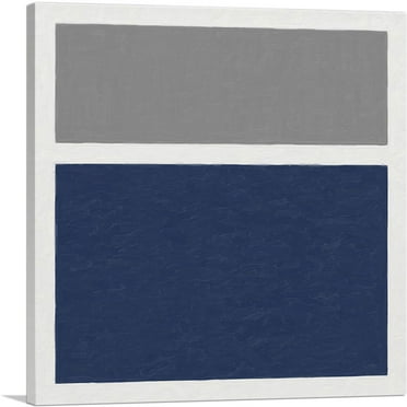 ARTCANVAS Mid-Century Modern Basement Canvas Art Print - Size: 18" x 18" (0.75" Deep)