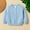 czb01# Blue, variant on CUZIBR Kids Lace Cardigan Knit Sweater Button Down Hollow Out Long Sleeve Fall Jacket For Girls Lightweight Soft Comfy Solid Round Neck Coat,Blue,3-4 Years