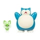thumbnail image 1 of Pack de figuras Pokémon Battle Sprigatito de 5 cm y Snorlax de 11 cm, 1 of 4