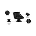 thumbnail image 2 of Meridian Furniture Millwin Black Vegan Leather Swivel Accent Chair, 2 of 8