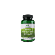 Swanson White Willow Bark Extract - Promotes Joint Support and Muscle Relief - Standardized to 15% Salicin - Natural Supplement with No Stomach Irritation - (120 Capsules, 500mg Each)