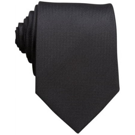 Perry Ellis BLACK Men's Oxford Solid Tie, O/S