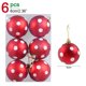thumbnail image 3 of Juego de 24/6 bolas navideñas con purpurina para colgar en el árbol de Navidad, suministros de decoración para fiestas festivas en el hogar, 6 cm, 3 of 5